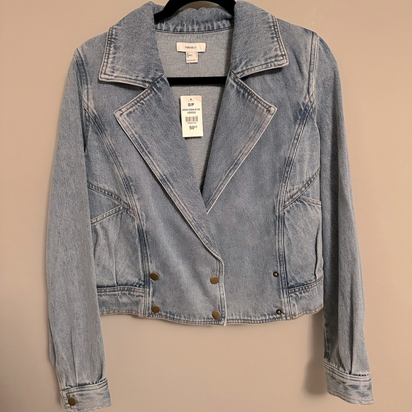 NWT Forever 21 Jean Jacket small - Picture 1 of 3
